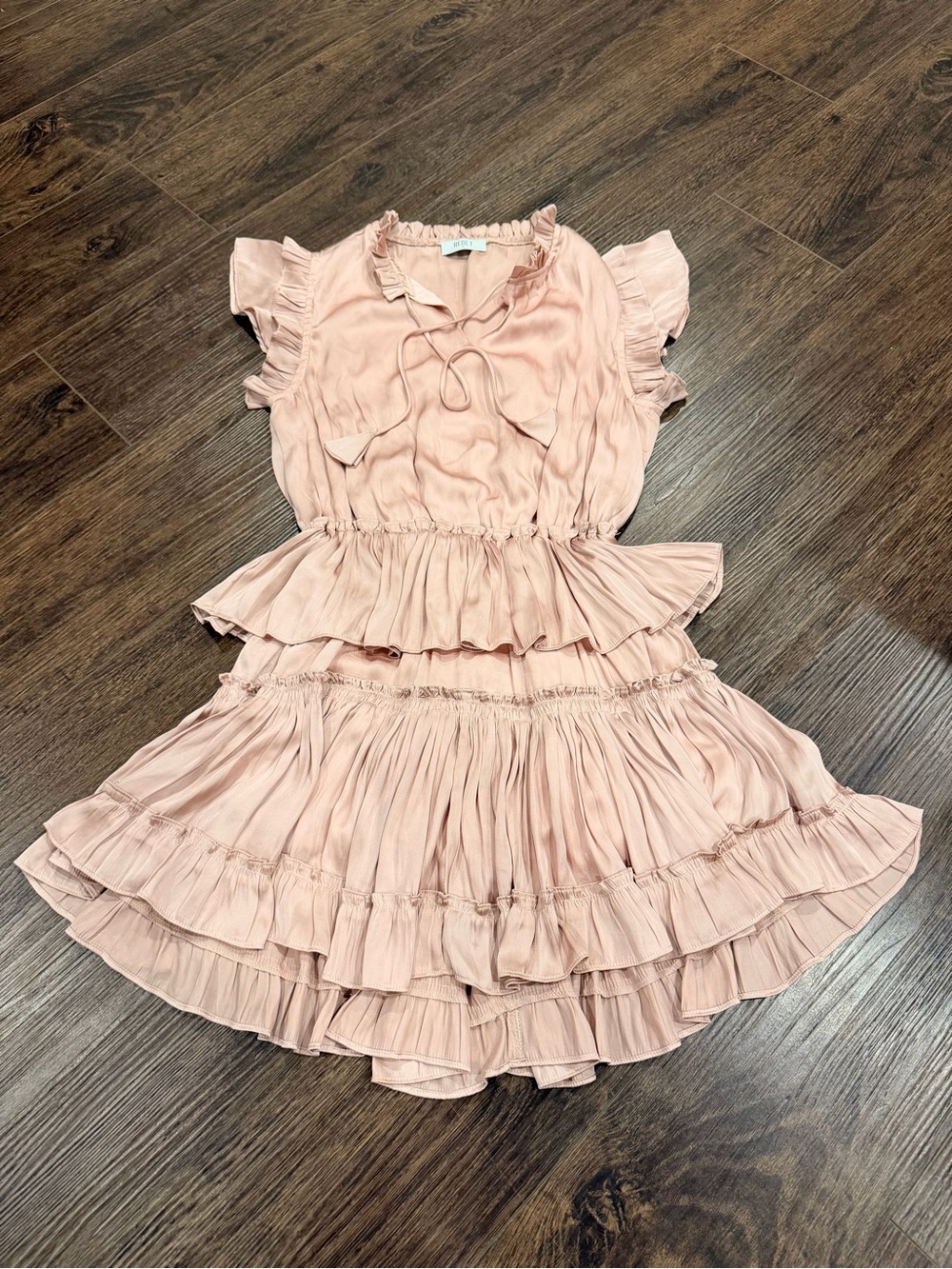 RESET pink mini dress Detailing